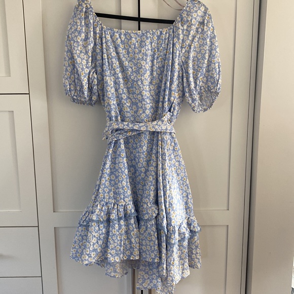 in loom Short Peasant Dress - Picture 5 of 5